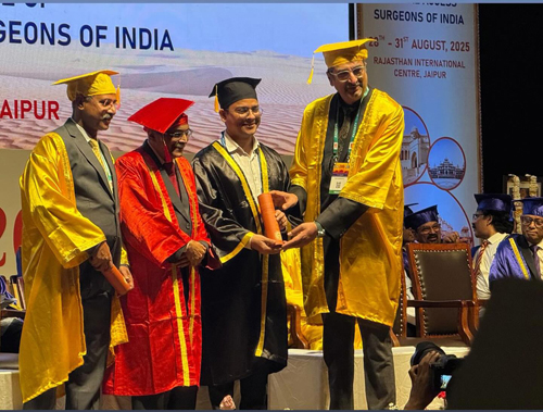 MMAS Colorectal & MMAS hepatobilary at AMASICON 2025 to Dr. Akhilesh patel